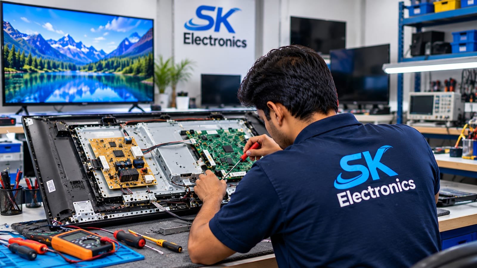 TV repair at SK Electronics